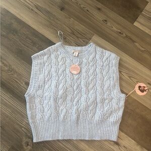 Sincerely Jules Sky Blue Knit Top
